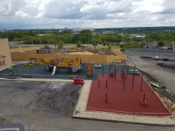 Монтаж бесшовного резинового покрытия в городе Орле